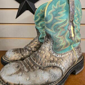 Ladies cowboy boot Ariat size 8.5B 6.5